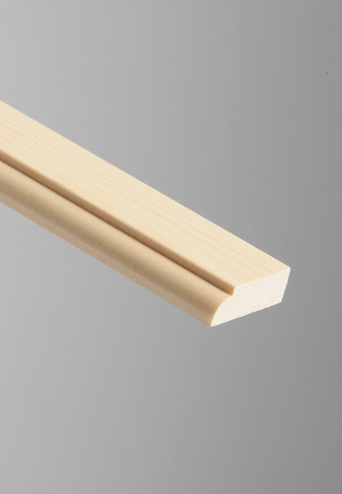 Cheshire Mouldings Door Stop Pine 21 x 12mm x 2.4m