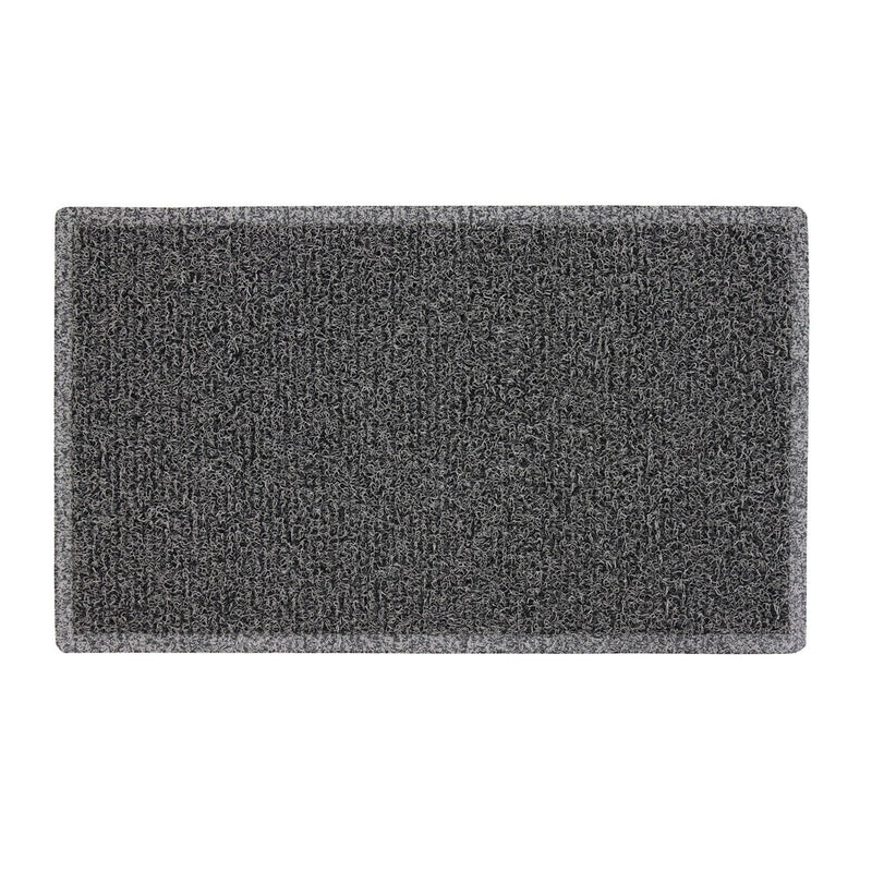 JVL Grey Mud Grabber Scraper Mat 45x75cm