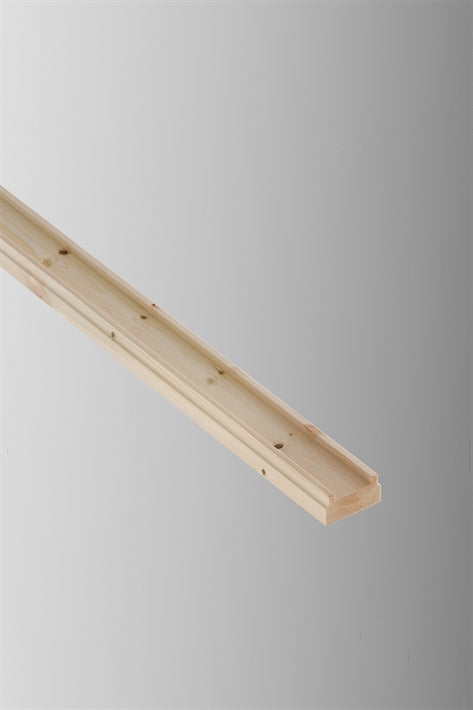Cheshire Mouldings Base Rail Pine 41 x 62mm x 2.4m