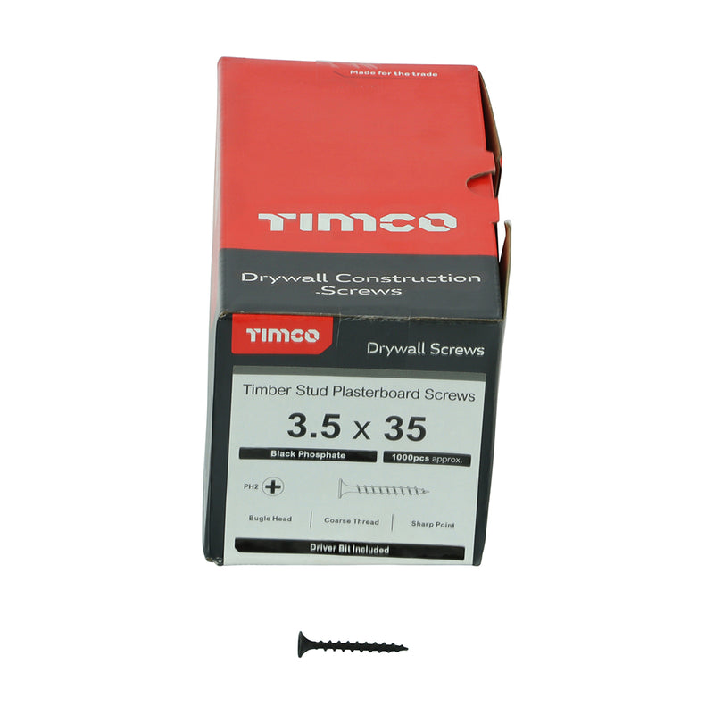 TIMCO Drywall Coarse Thread Bugle Head — Box