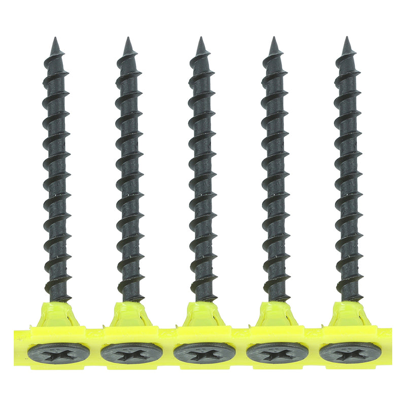 TIMCO Collated Drywall Coarse Thread Bugle Head Black Screws
