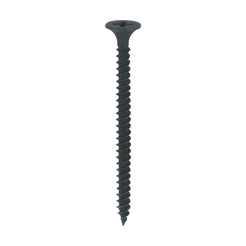 TIMCO Drywall Fine Thread Bugle Head Black Screws — Box