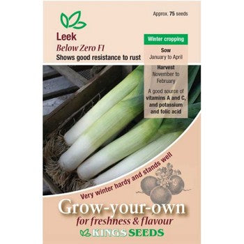 Kings Seeds Leek, Below Zero F1 (PM E)