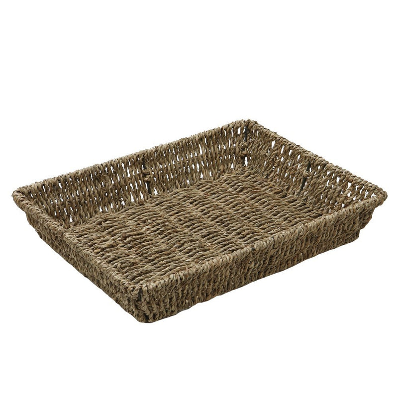 Jvl Seagrass Storage Tray Rectangler