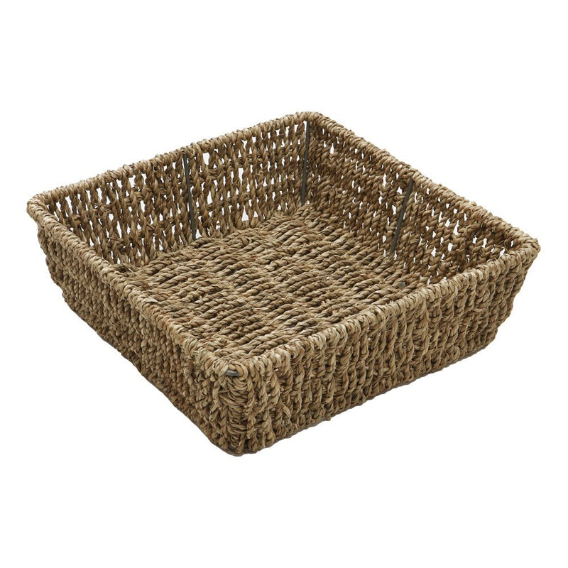 Jvl Seagrass Storage Tray Square