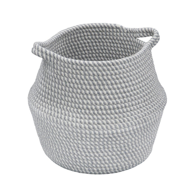 Edison Round Belly Cotton Rope Storage Basket 13-105