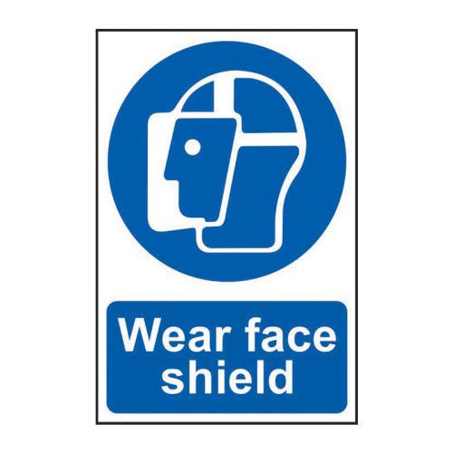 Wear face shield - Self Adhesive PP (200 x 300mm)