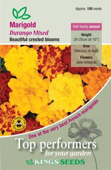 Kings Seeds Marigold, Durango Mixed (PM E)