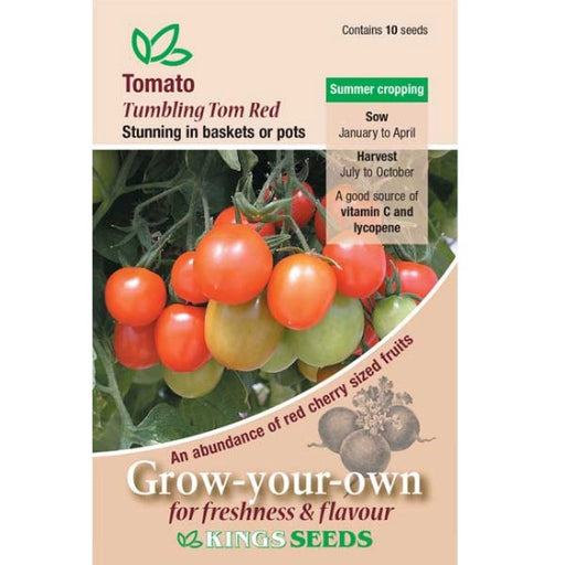 Kings Seeds Tomato, Tumbling Tom Red (PM F )