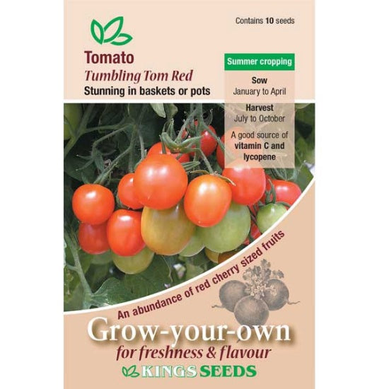 Kings Seeds Tomato, Tumbling Tom Red (PM F )