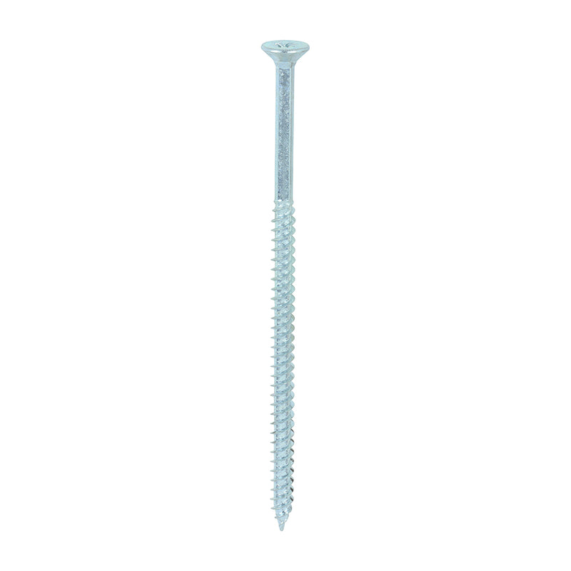 TIMCO Twin-Threaded Countersunk Silver Woodscrews — Box