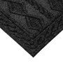 JVL Knit Scraper Mat 40x60cm Charcoal