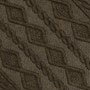 JVL Knit Scraper Mat 40x60cm Brown