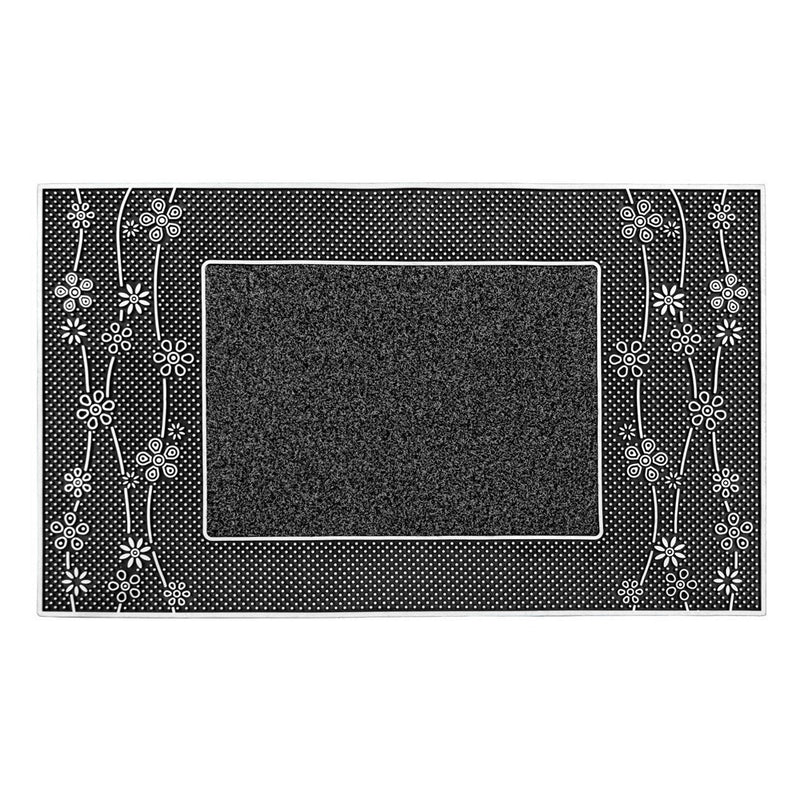 Daisy PVC Pin Doormat 45x75cm Silver/Gold