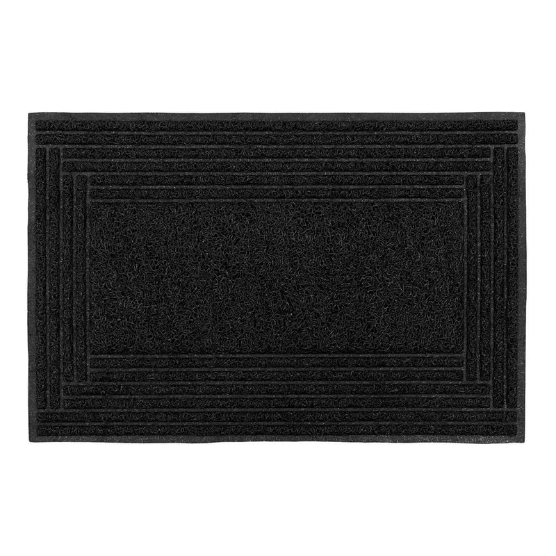 JVL Mud Grabber Scraper Mat 40x60cm Black