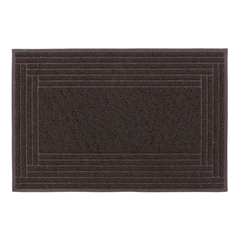 JVL Mud Grabber Scraper Mat 40x60cm Brown