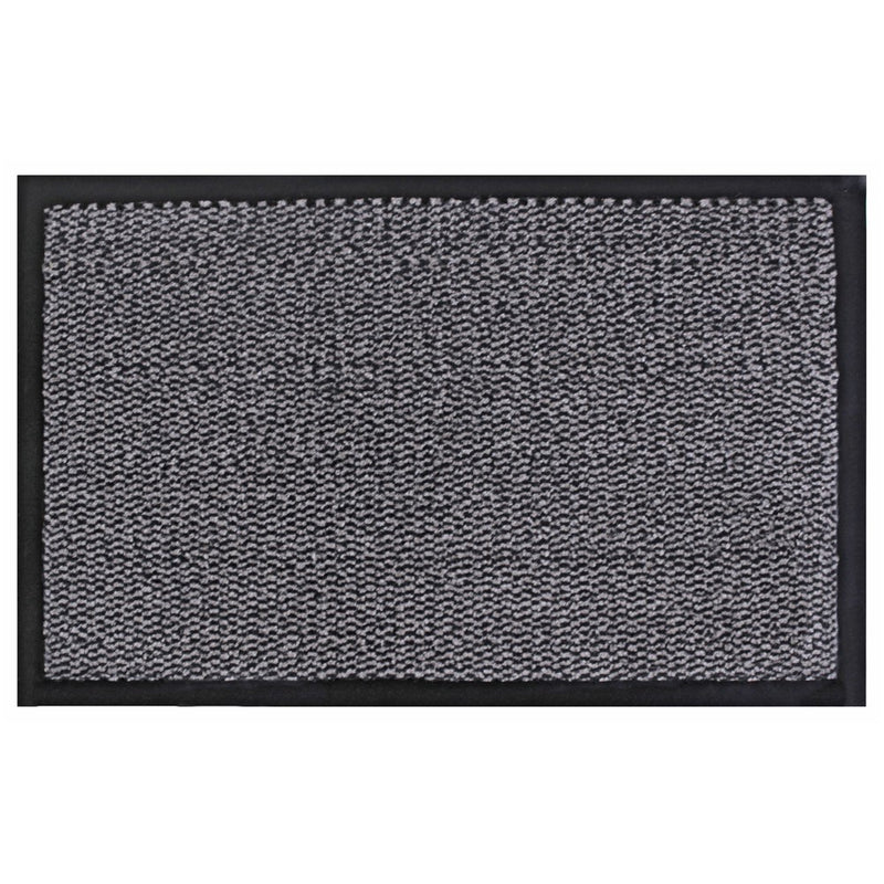 JVL Commodore Barrier Mat 40x60cm Grey, Blue, Brown.
