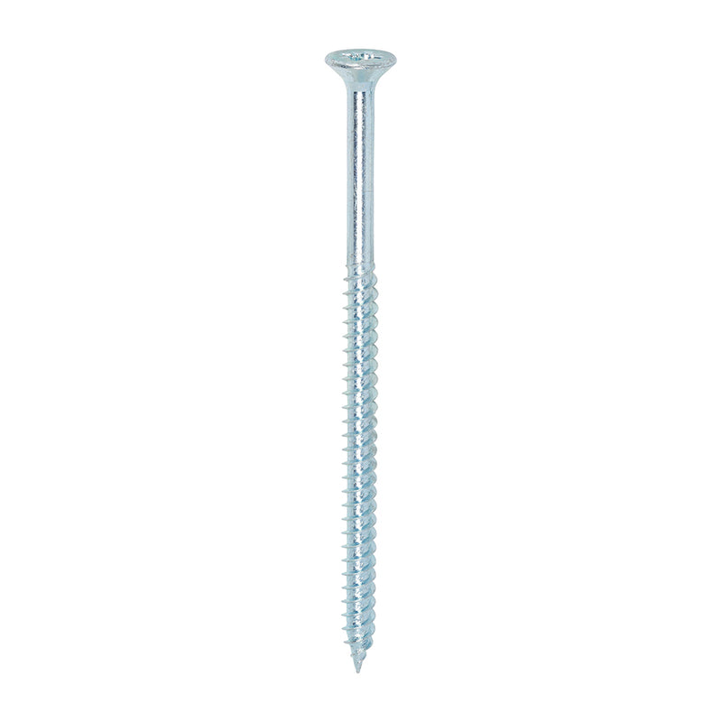 TIMCO Twin-Threaded Countersunk Silver Woodscrews — Box