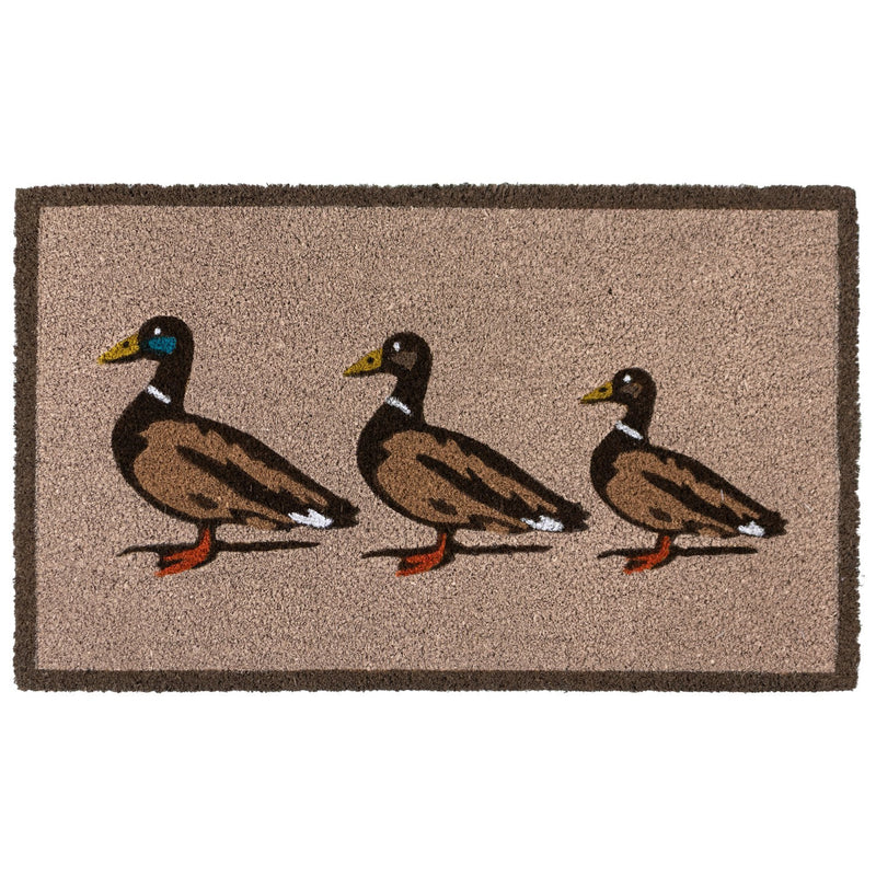 Latex Coir Doormat - Ducks 45x75cm