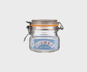 Clip Top Square Jar 0.25 Litre