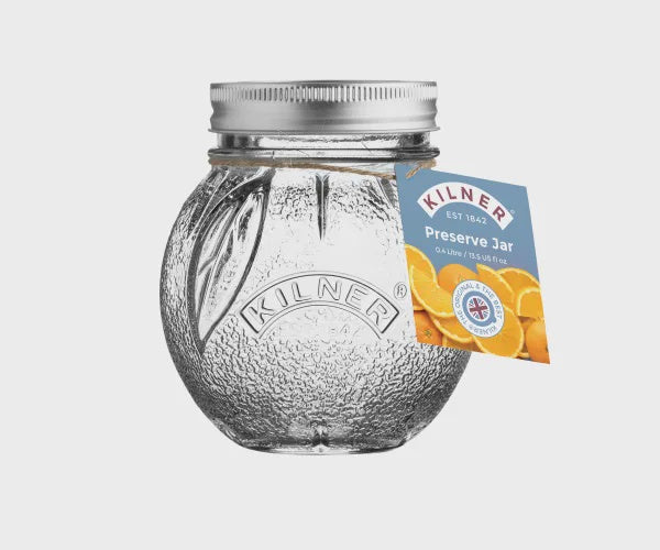 Orange Fruit Preserve Jar 0.4 Litre