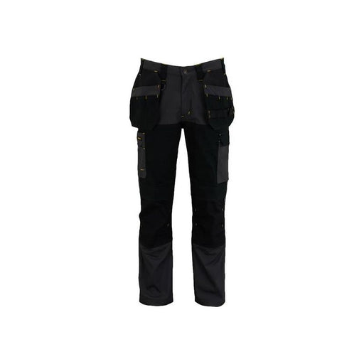 Stanley® Clothing Dixon Slim Fit Trousers Grey/Black Waist 36in Leg R STANLEY® Clothing - RockBottom Nothampton