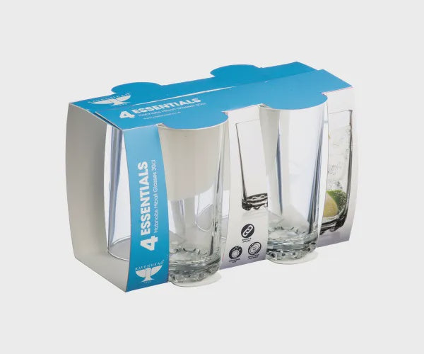 4 Hobnob Hiball Glasses