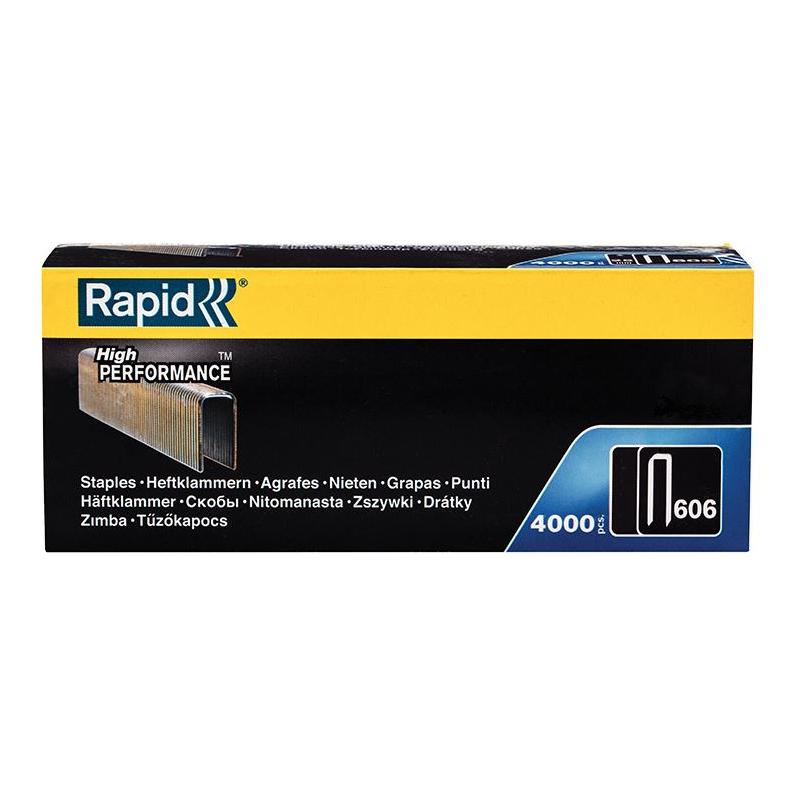 Rapid 606/25B4 25mm Staples (Narrow Box 4000) Rapid - RockBottom Nothampton