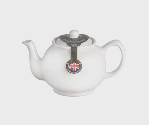 P&K 6 Cup Teapot 6 White