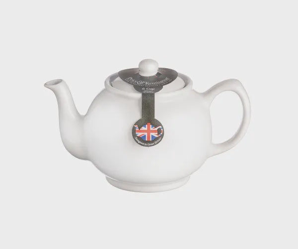 P&K 6 Cup Teapot 6 White