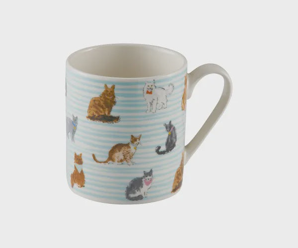 Cat Decorated Mug 34cl
