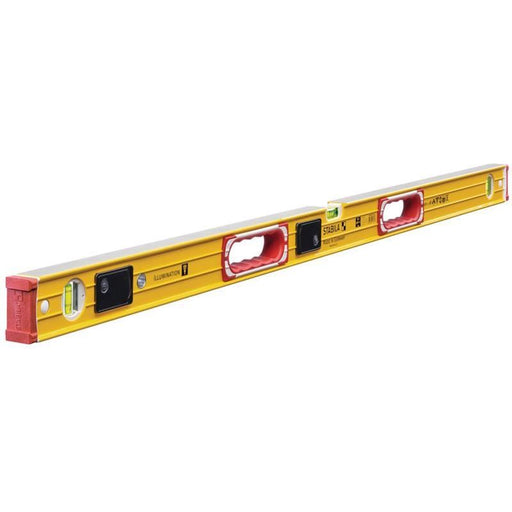 Stabila 196-2 LED Illuminated Spirit Level 3 Vial 17393 122cm Stabila - RockBottom Nothampton