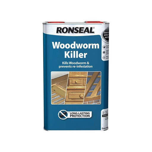Ronseal Woodworm Killer 5 litre Ronseal - RockBottom Nothampton