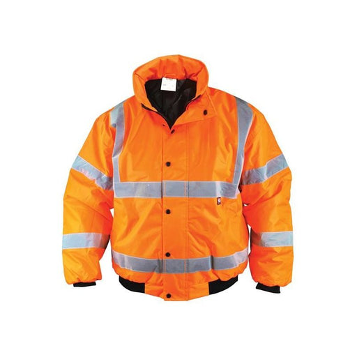 Scan Hi-Vis Bomber Jacket Orange - XL (48in) Scan - RockBottom Nothampton