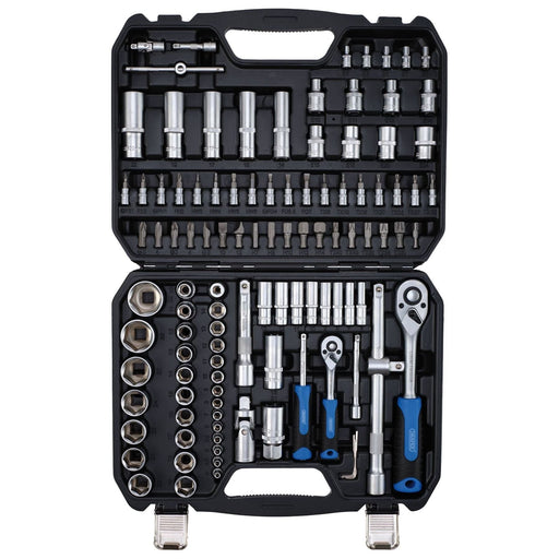 Draper HI-TORQ Metric Socket and Bit Set, 1/4" and 1/2" Sq. Dr. (110 Piece) Draper - Town Tools