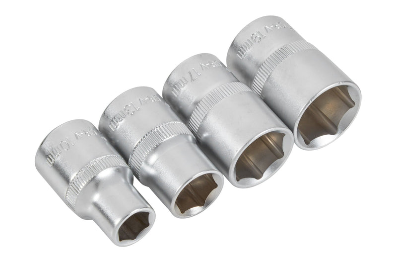 Blue Spot Tools 4 PCE 1/2" Drive Sockets 10-19mm