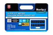Blue Spot Tools 14 PCE 1/2" Stubby Impact Socket Set (10-32mm)