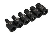 Blue Spot Tools 6 PCE 1/2" Impact Torx Bits T55-T100