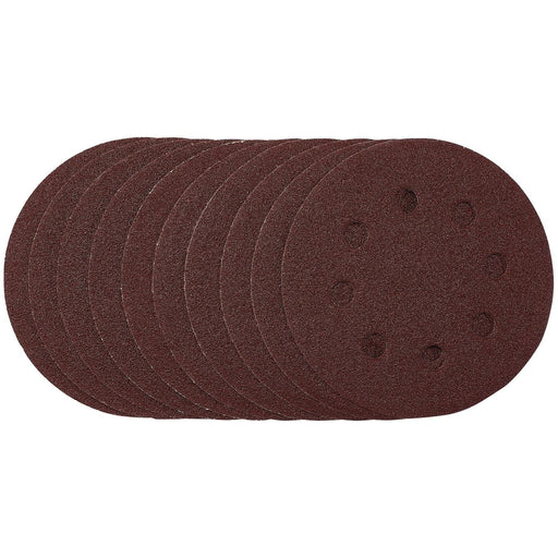 Draper Sanding Discs, 115mm, 80 Grit, Hook & Loop (Pack of 10) 53499 Draper - Town Tools 