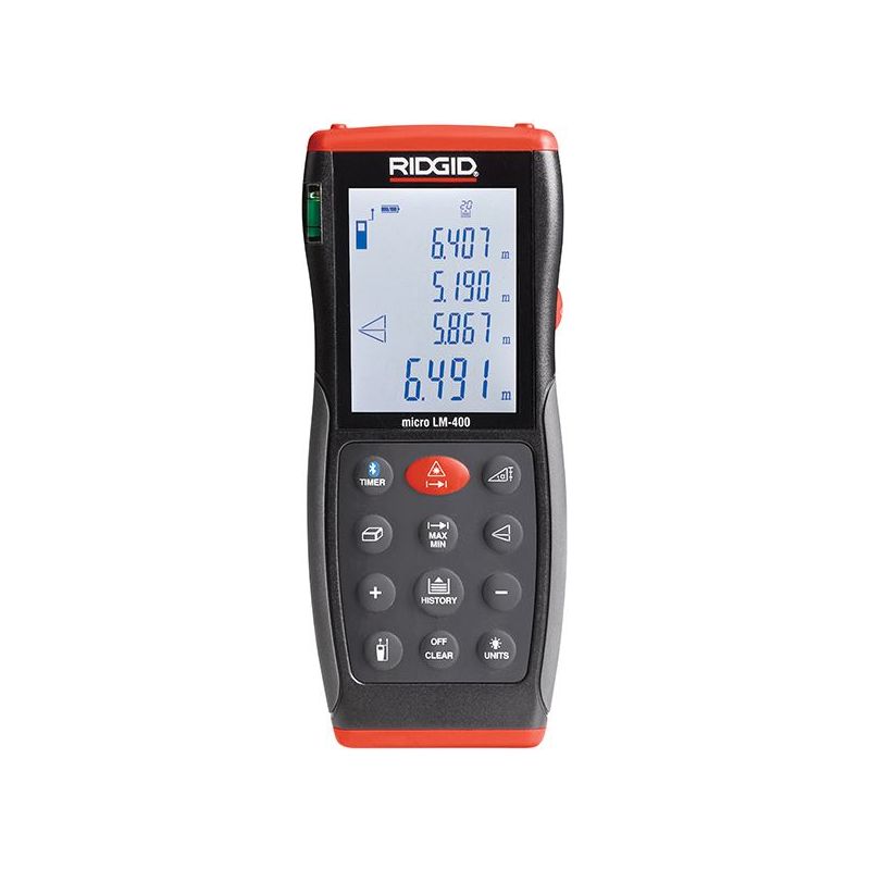 Ridgid 36813 Micro LM-400 Advanced Laser Distance Measure 70m RIDGID - RockBottom Nothampton