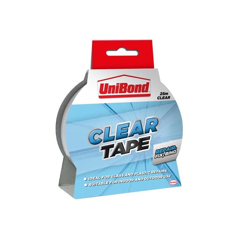Unibond Transparent Repair Tape 50mm x 20m UniBond - RockBottom Northampton