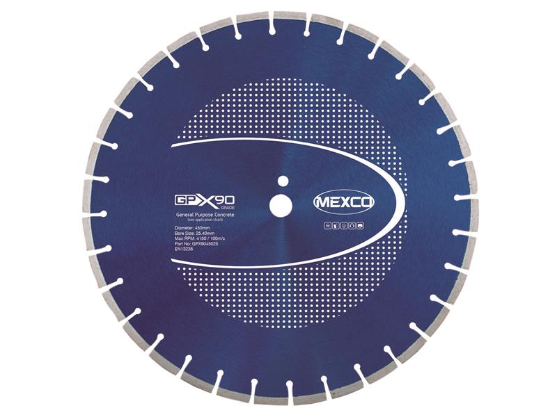 MEXCO - GPX90 Concrete Diamond Blade 450 x 25.4mm