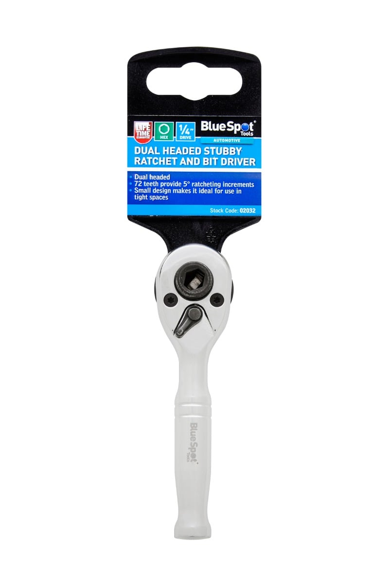 Blue Spot Tools Stubby Ratchet And Bit Drive