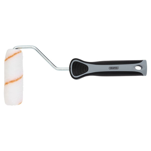 Draper Medium Pile Polyester Paint Roller with Soft Grip Handle, 4"/100mm Draper - Town Tools