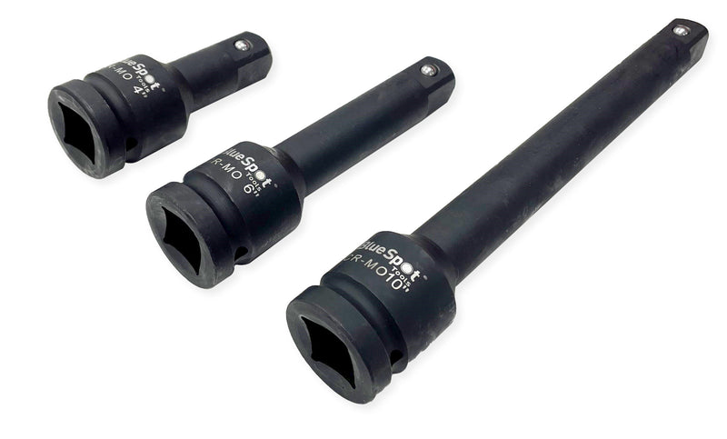 Blue Spot Tools 3/4" Drive Impact Extension Bar Set 4-6-10"