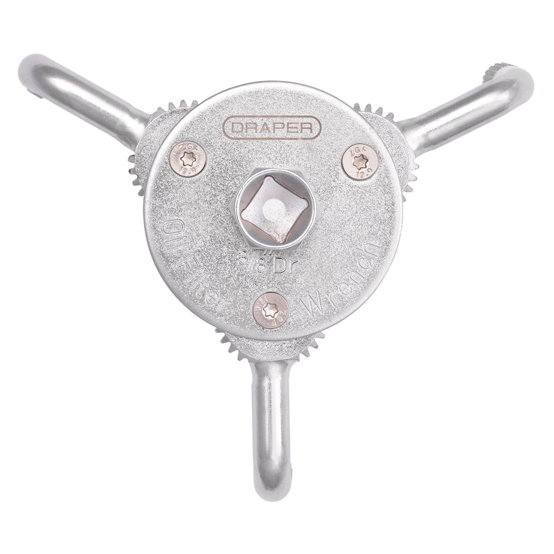 Draper 02749 3-Leg Oil Filter Wrench, 69-136mm