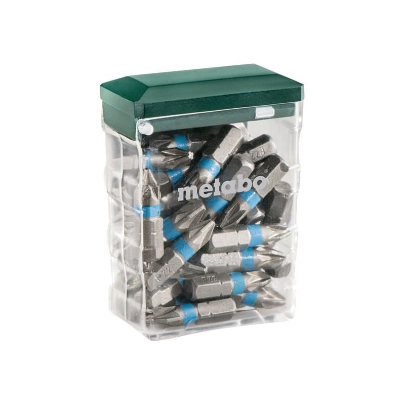 Metabo Bit Box Pozi Bits PZ2 x 25mm (25) Metabo - RockBottom Northampton
