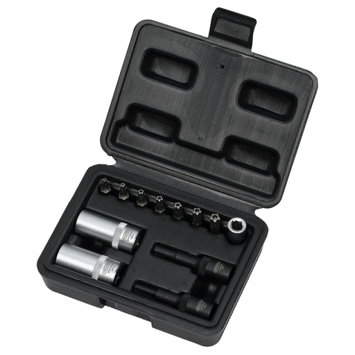 Draper 02907 Air Conditioning and ECU Tool Kit, 1/4" Sq. Dr. (12 Piece)