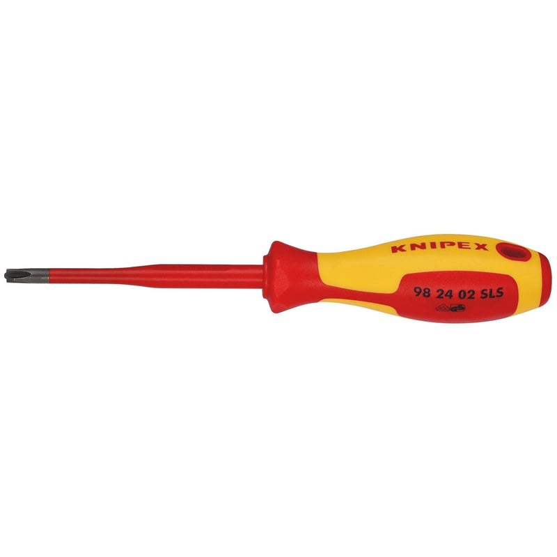 Draper Knipex 98 24 02 SLS VDE Insulated Plus/Minus Screwdriver, PH/S2 x 100mm Draper - Town Tools