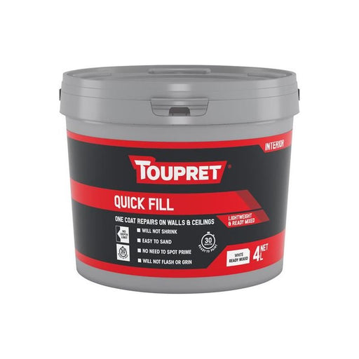 Toupret Quick Fill (Interior) - 4 litre Toupret - RockBottom Northampton